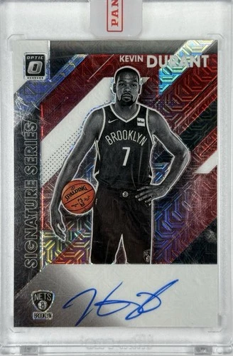 Kevin Durant Auto 2019-20 Donruss Optic Signature Series SS-KDR On Card Auto