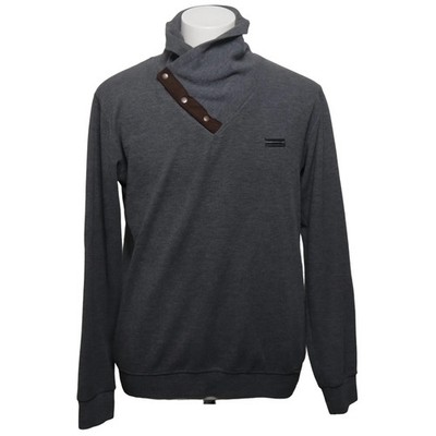 By Rozan Sportswear, Strickpullover, Größe: L, Grau, Baumwolle/Polyester #IKO