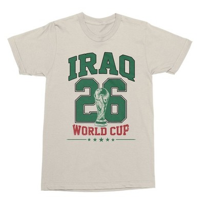 Iraq 26 Soccer Cup Graphic World Fans Gift Unisex T-Shirt