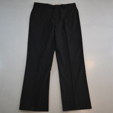 Brooks Brothers 33x30 Charcoal Gray 100 Wool Madison Straight Dress Mens Pants