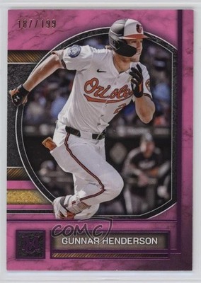 2025 Topps Museum Collection Pink Sapphire 187/199 Gunnar Henderson #69 1aj