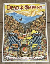 Dead & Company Signed A/P Poster, 6/22/17 Jiffy Lube Live, Bristow, VA Grateful