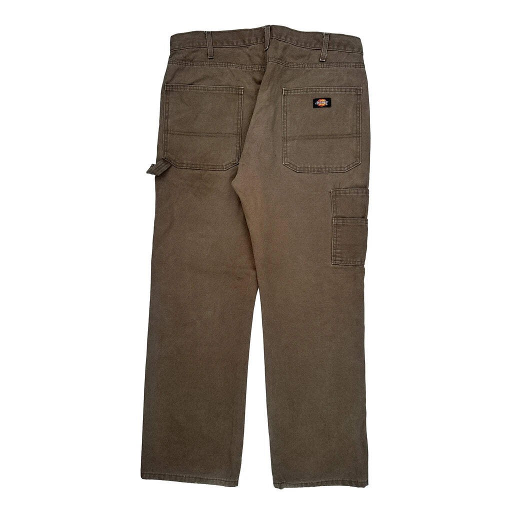 Dickies Carpenter Pants - 34W 30L Brown Cotton