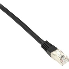 Black Box 25ft RJ-45 M/M CAT6 Shielded Stranded Patch Cable Black