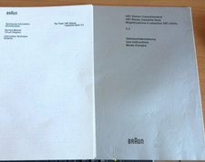 Original Bedienungsanleitung u Schaltbild Braun Atelier HiFi Tape Deck C 2