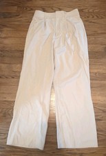 Everlane Way High Pleated Drape Pants Womens 6 Tan Khaki Wide Leg