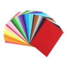 160Pcs Assorted Color Smooth Craft Felt Sheets for DIY Kids and School Projects