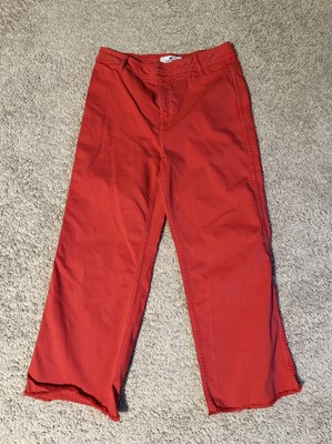 Vineyard Vines Women's 29 Nantucket Red Pants Straight Crop Excellent