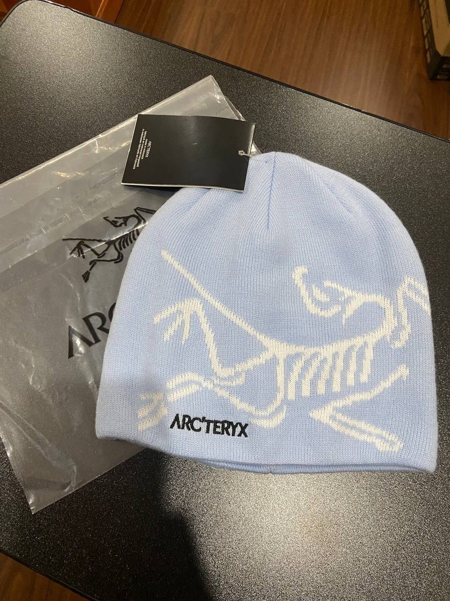 Arc'teryx Bird Head Toque Beanie Light Blue Merino Wool Winter Hat
