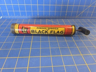 TN41 VTG Black Flag Powder Spray Duster Mosquito Sprayer Tin Pump