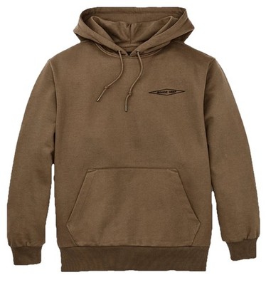 Filson Prospector Embroidered Hoodie Dark Tan Diamond Fleece