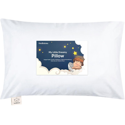 Toddler Pillow with Pillowcase - 13X18 My Little Dreamy Kids Travel Bed Pillows