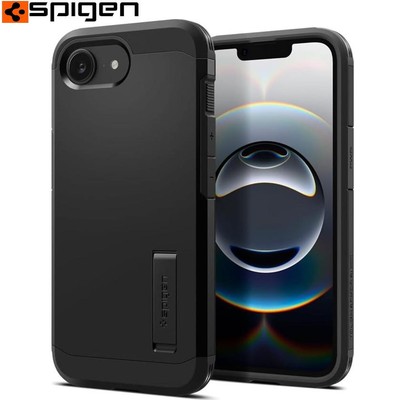 Handyhülle für iPhone 17e / 16e Spigen Case Cover Schutz Hülle Etui Schwarz