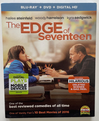 The Edge of Seventeen - Blu-ray - Hailee Steinfeld - w/ Slipcover - NEW & SEALED