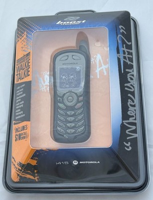 Motorola i series i415 - Black (Boost Mobile) Cellular Phone-Brand New 2006