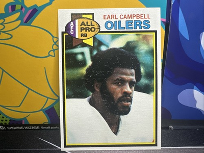 #ad Earl Campbell 1979 Topps #390 Rookie RC $12.99