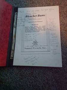 Vintage Bleacher Bums Stage Play Script with Production Notes