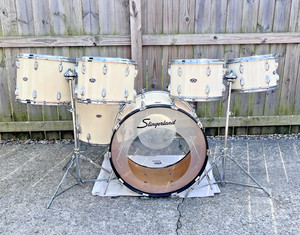 Slingerland ROCK JAZZ BLUES or "RJB" Outfit 1970's Drum Set w/ 24" Virgin Bass