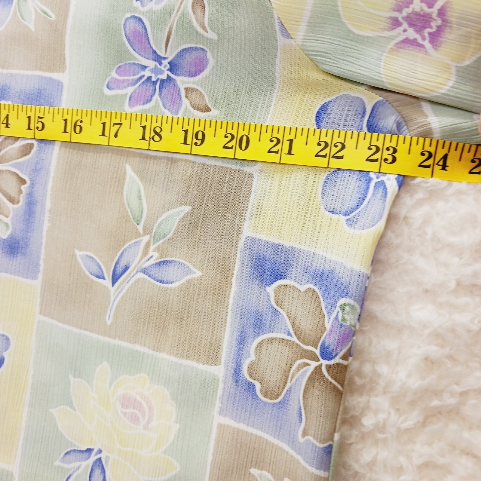 Blouse Size 14 Orchid Bloomcore Patchwork Office … - image 10