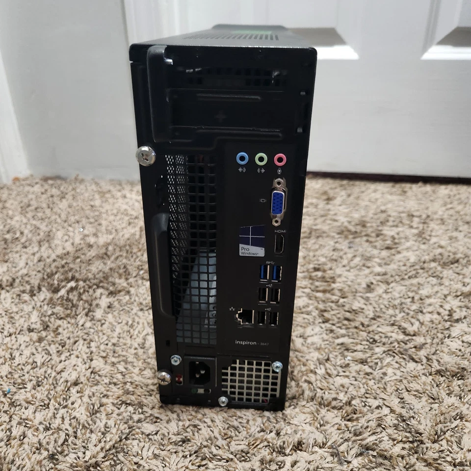 Dell Inspiron 3647 Windows 11 SFF desktop PC core i3 8gb ram 120GB SSD DVD SD  - Image 2 of 2