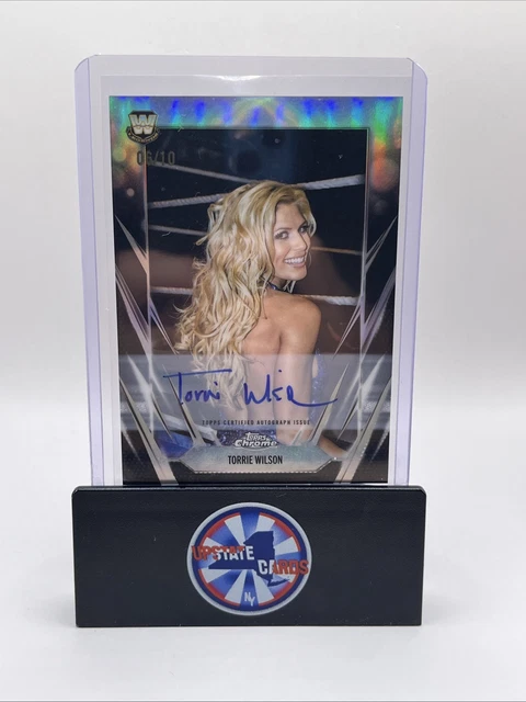 2026 Topps WWE Chrome IIA-TOR Torrie Wilson Iconic Imprint Auto #6/10 Black