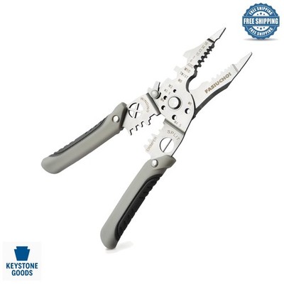 9-in-1 Multi-Function Wire Stripper & Cutter for Electrical Work