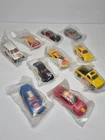 Vintage Lot of 10 Getty Promo Hot Wheel Cars in Bags