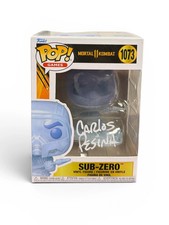Carlos Pesina – Autographed Sub-Zero Funko Pop! Games #1073