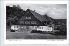 TREFFURT Thuringia ~ 1940/50 Youth Hostel Real Photo Postcard A. Ulbrich V�lkershausen