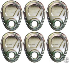 Lot Of 6 New Sbc Timing Chain Coverssteelchevyracing