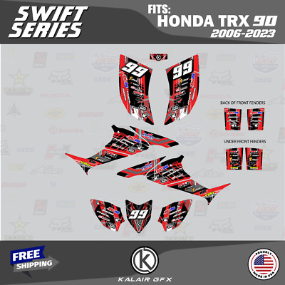 Graphics Kit for HONDA TRX90 TRX 90 (2006-2023) Swift-Red