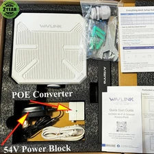 2025 AX3000 Outdoor WiFi6 Extender Router Long-Range WiFi Repeater/Access Point