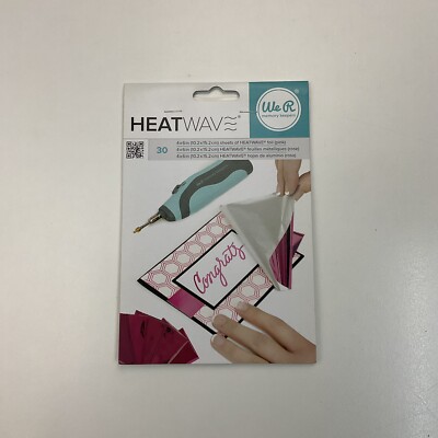 We R Memory Keepers Heatwave Foil Sheets 4 x6  30pc Pink - 3 PACK