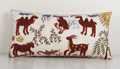 Tashkent Suzani Animal Bedding Pillow Case Made from Suzani