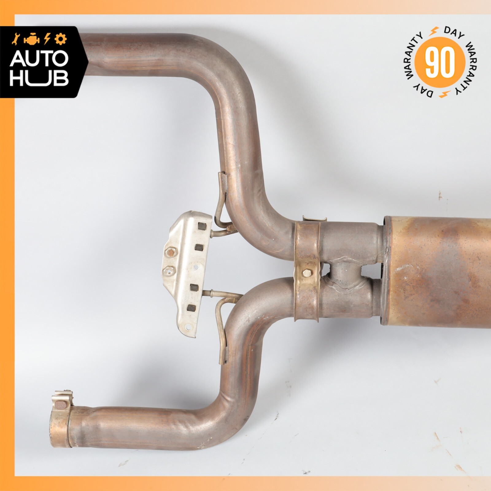 14-20 Maserati Ghibli SQ4 M157 X-pipe Exhaust Pipe Left & Right Side Set OEM 41k