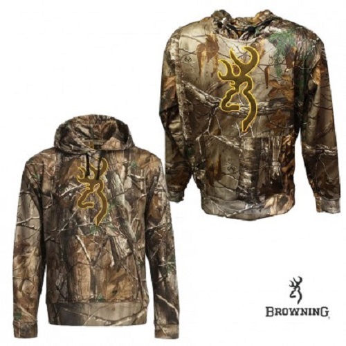 Толстовка с капюшоном Browning Wasatch Buckmark Realtree Xtra Camo Performance — 2XL