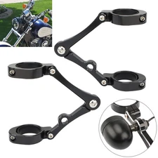 Motorcycle Bobber Headlight Bracket Mount Clamp Fork Tube Light Holder 38mm-41mm