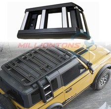 Roof Rack Side Ladder For 2021-2025 Ford Bronco 4door Hard Top Rooftop Luggage