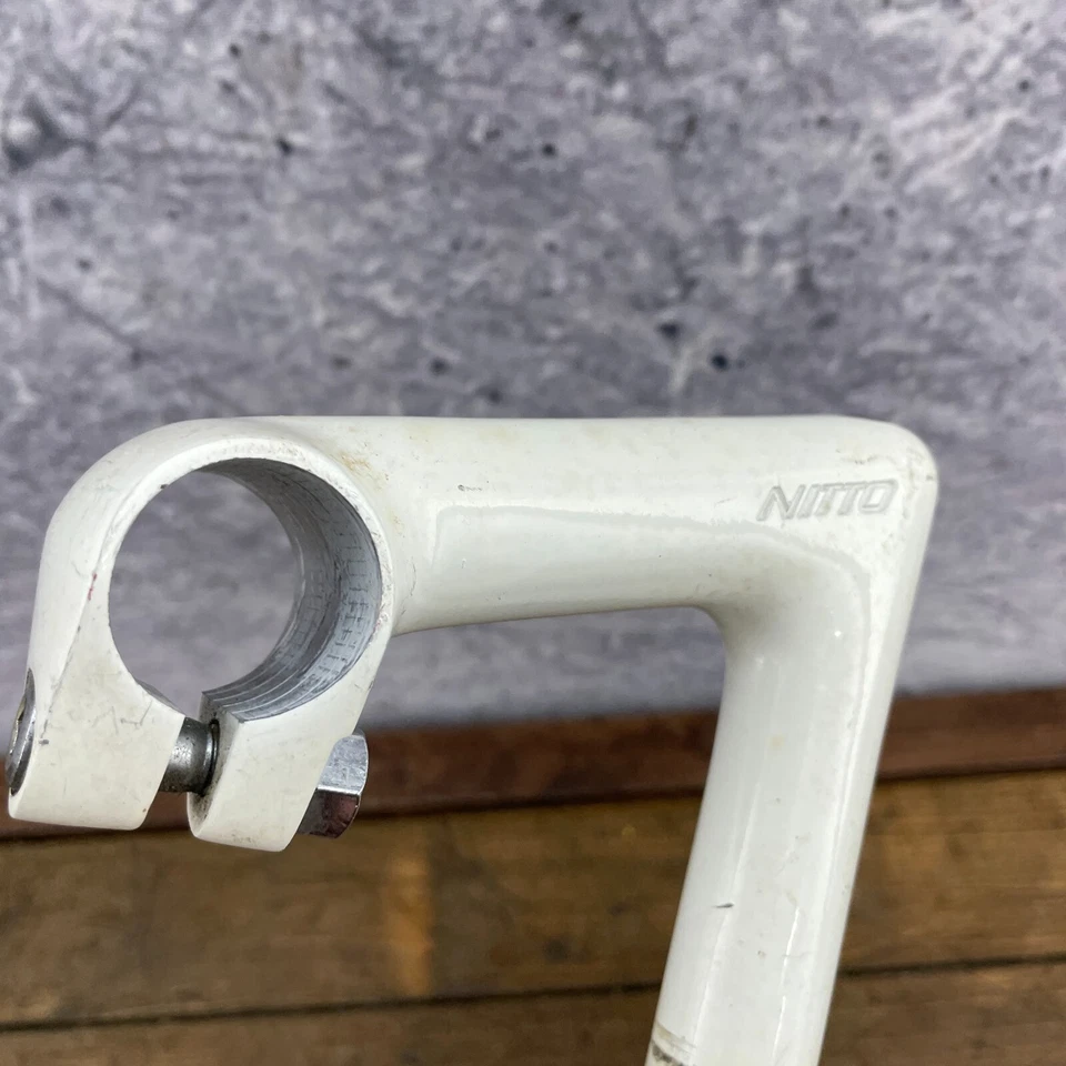 Vintage Nitto Stem  90 mm 26.0 mm WHITE Lightning  22.2 mm .875 Quill 80s - Image 3 of 4