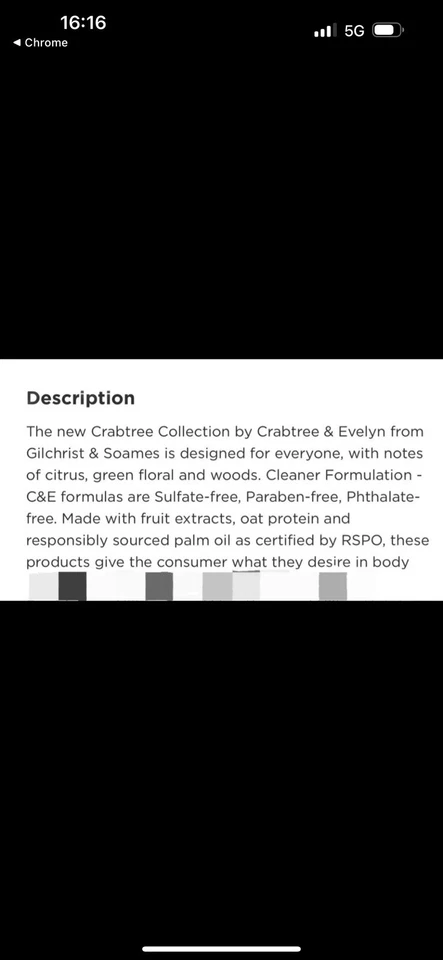 Crabtree & Evelyn Shampoo, Conditioner, Shower Gel, & Body Lotion 15oz (443 ml) - Image 2 of 4