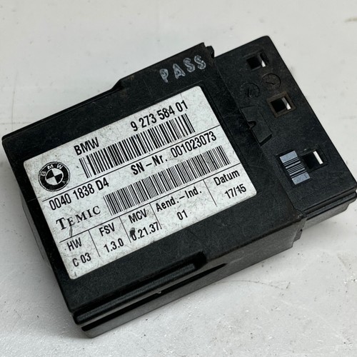 BMW 4ER F32 SICHERHEITSGURTSTEUERGERÄT STEUERGERÄT 9273584 #JB