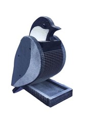 Hanging CHICKADEE Shaped Bird Feeder  Clean Out - Amish Made in USA