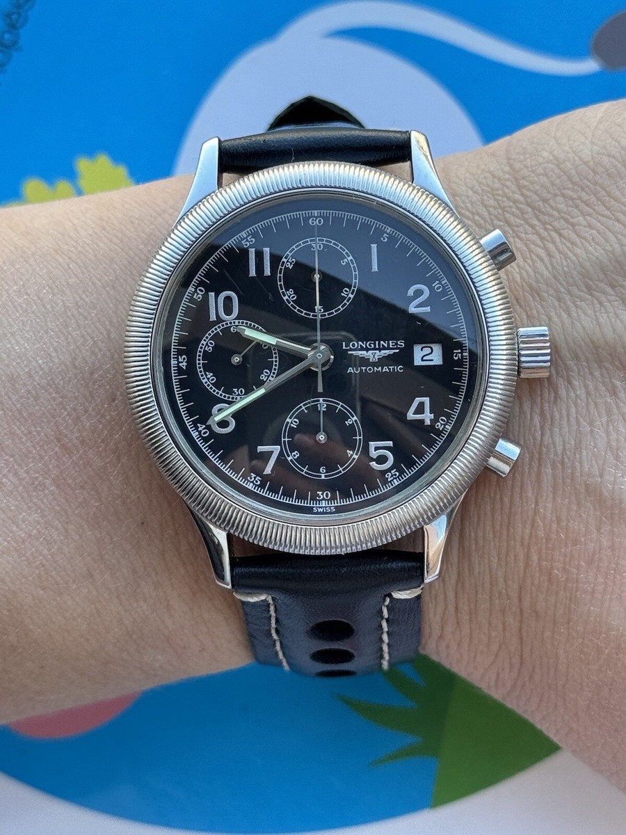 Longines Military Watch L7.987.4 Chronograph Automatic Mens Longines Military Watch L7.987.4 Chronograph Automatic Mens