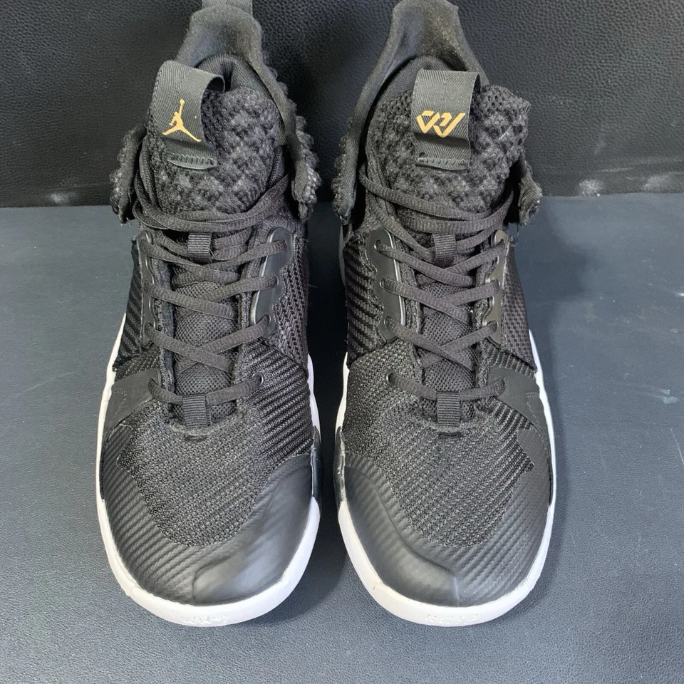 Tênis de basquete Nike BV6352-001 preto tamanho 10, marca Jordan, Westbrook - Imagem 3 de 4
