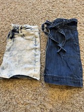 Gap Girls Denim Skirt Button Up Size 6 Adjustable And Wonder Nation Lot 2