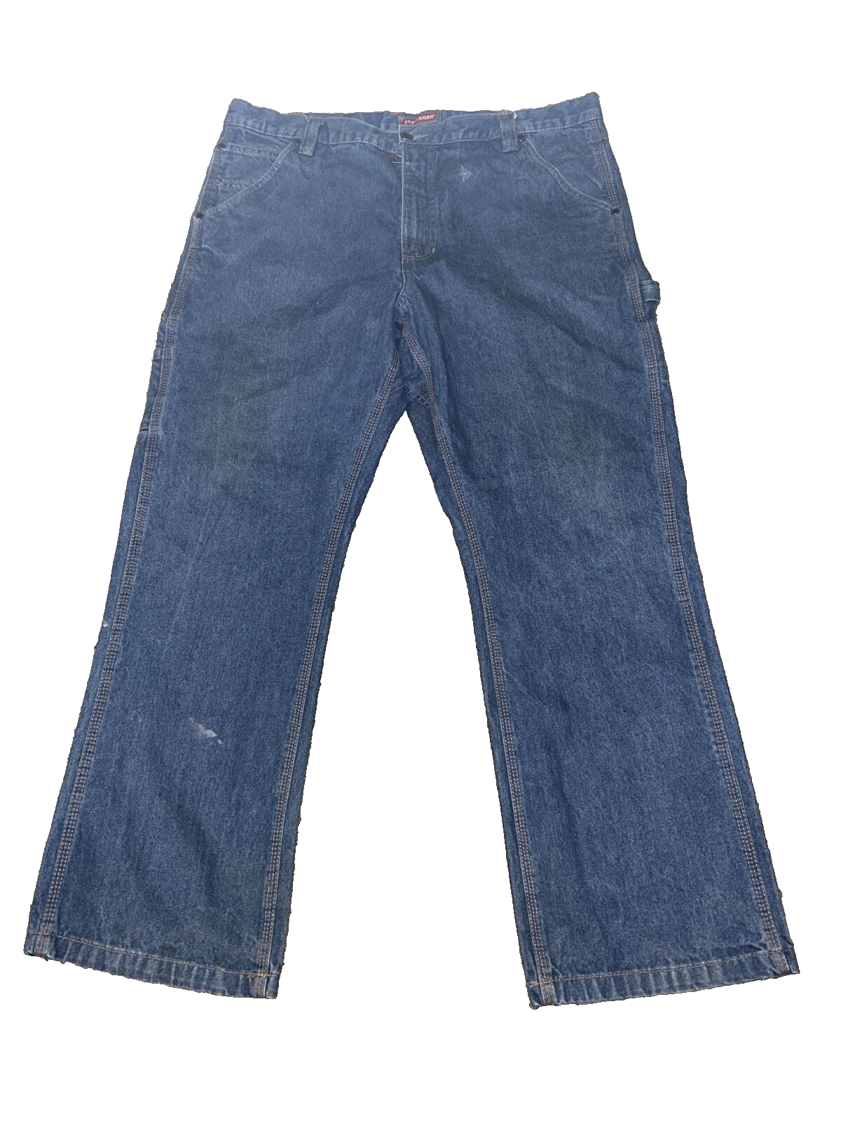 Craftsman Jeans Mens 38Wx32L Blue Denim Pants! QUALITY! MEASURMENTS SHOWN!