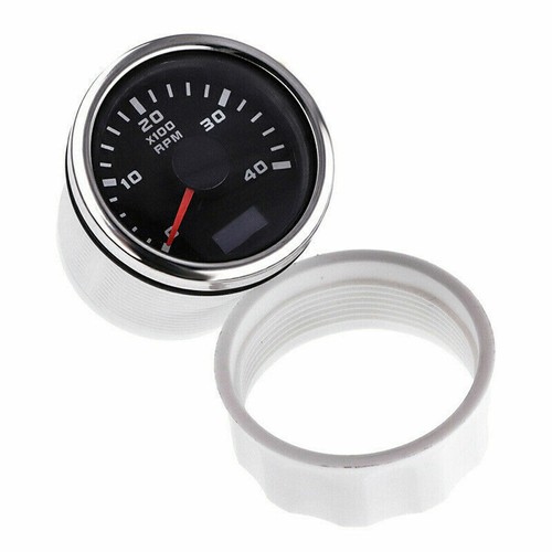 52mm Drehzahlmesser Anzeige Zusatz Instrument Tachometer 0-4000RPM Dieselmotor - Bild 6 von 8