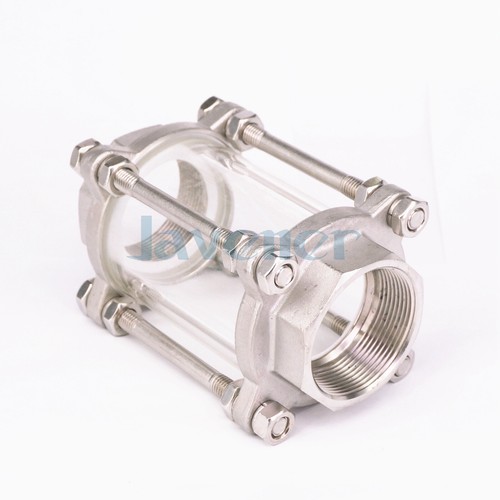 1/4" 3/8" 1/2" 3/4" 1" 1.5" 2" BSPT NPT Female SUS304 Flow Sight Glass Diopter - Picture 27 of 28