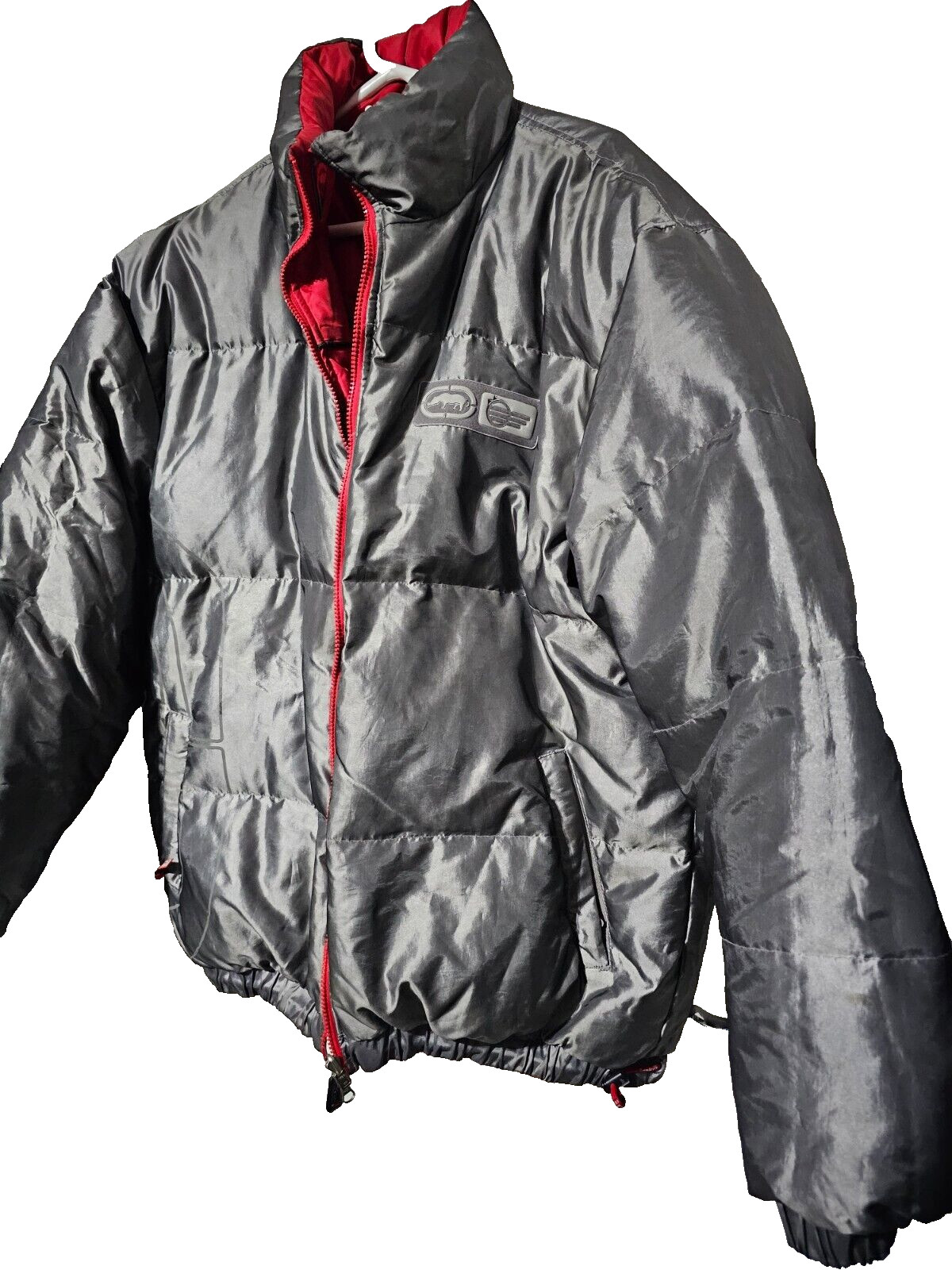 Vintage XL Ecko Unltd. Function Bubble Jacket Red… - image 4