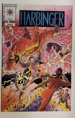 Harbinger Pink Mail Away Issue #0 Valiant Comics 1993 Very Rare Beautiful Copy